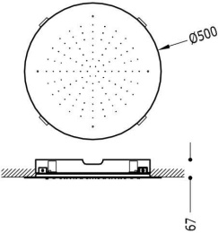 Фото Верхний душ Tres Showers 134950