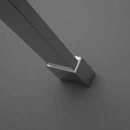 Фото Душевая перегородка Radaway Modo New II Walk-in 145 профиль Черный стекло прозрачное 389145-54-01