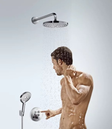 Душевой гарнитур Hansgrohe Raindance Select S (26322400) хром, белый