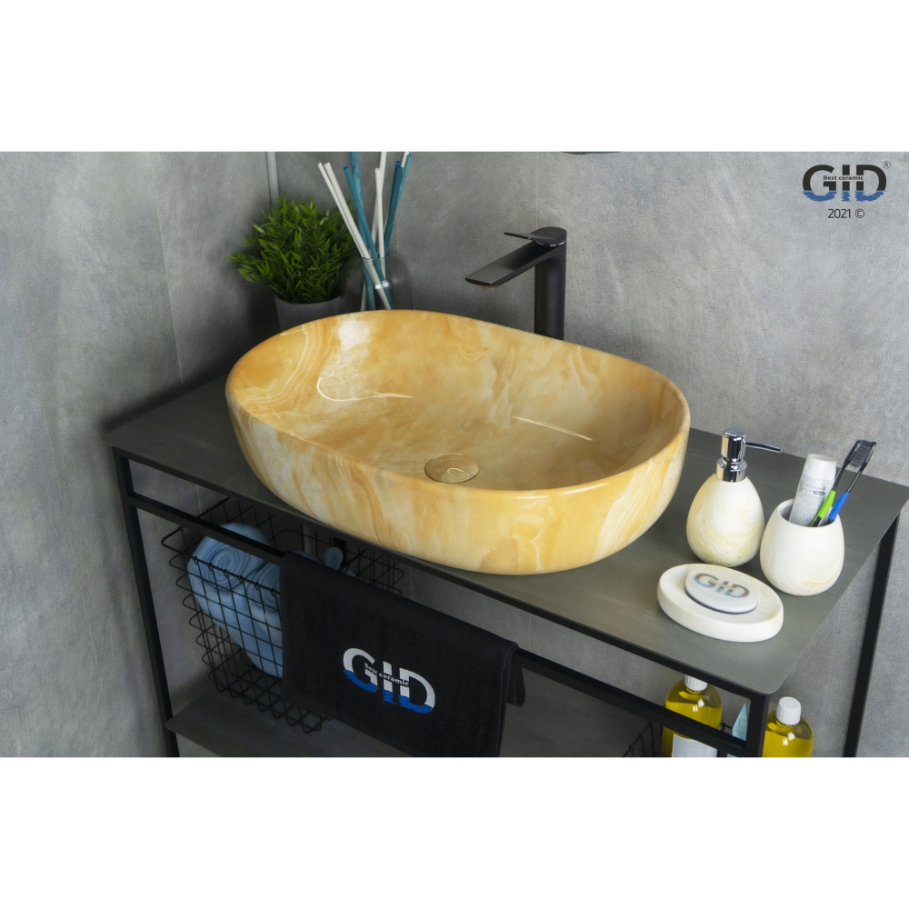 Раковина накладная Gid Mnc171