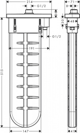 Внутренняя часть Hansgrohe (28010990)
