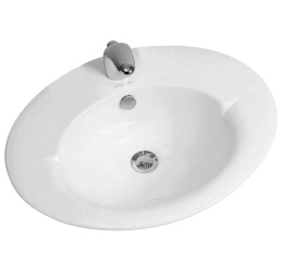 Раковина Jacob Delafon Presquile E1250-00 60*48 см, врезная сверху