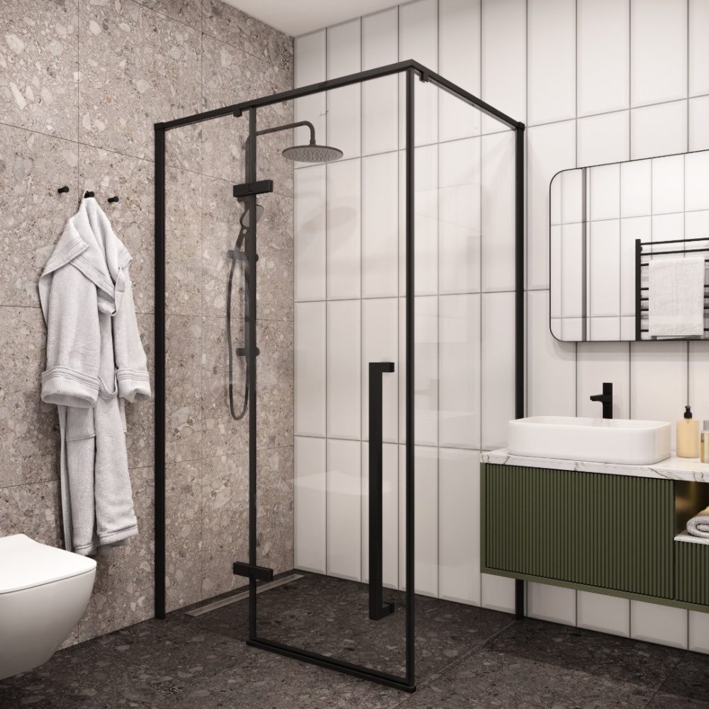 Фото Ограждение душевое Cerutti SPA C1A без поддона (120x90x195)