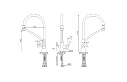 Смеситель для кухни Paulmark Siegen (Si213111-CrW) хром