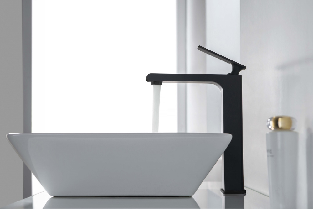 Фото Смеситель для раковины-чаши Timo Anni 2711/03F черный