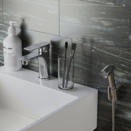 Фото Смеситель для раковины Paini Garda 76CR205/574 хром