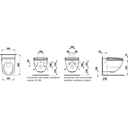 Унитаз Laufen Cleanet Riva 8.2069.1.757.000.1