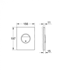 Кнопка смыва Grohe Nova Cosmopolitan (38847LI0) белый