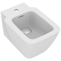 Подвесные биде STRADA II Подвесное биде, 1 отверстие под смеситель, с отверстием перелива, с керамической накладкой