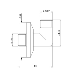 Фото Гигиенический душ бронза NICOLAZZI DOCCIA 3406BZ75+5523BZ Готовый комплект
