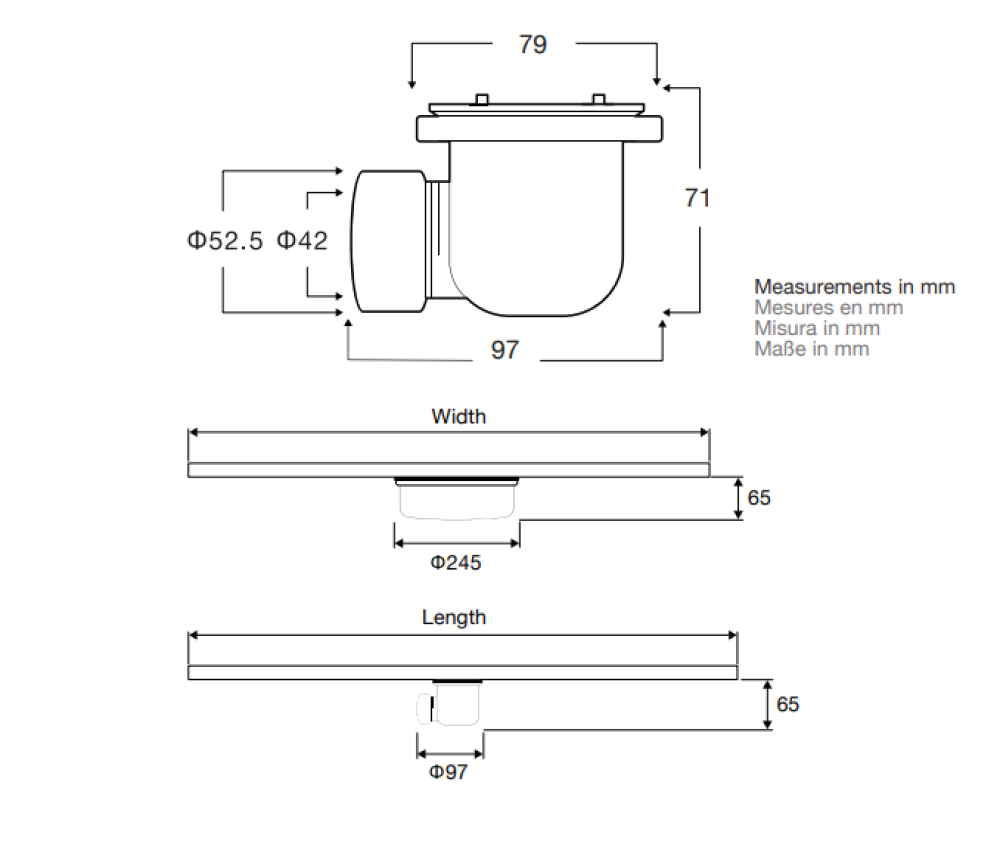Фото Сифон с гидрозатовром Vincea (Vsph-D611)