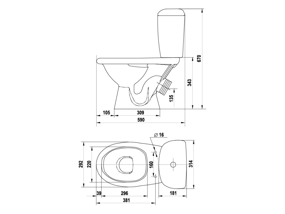 Детский унитаз Керамин Кидс с рисунком
