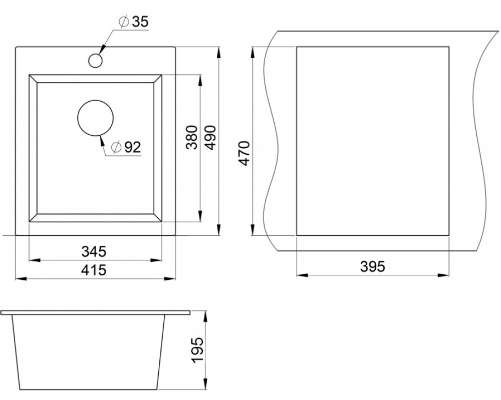 Фото Granula GR-4201 песок Мойка кухонная