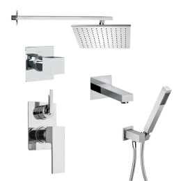 Фото Комплект на 3 потребителя Paini Grazia 21CRSET36911SHBATH хром