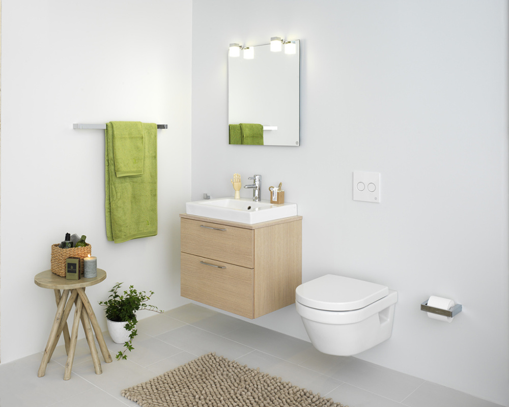 Инсталляция Geberit с безободковым унитазом Gustavsberg Hygienic Flush 5G84HR01, сиденье микролифт