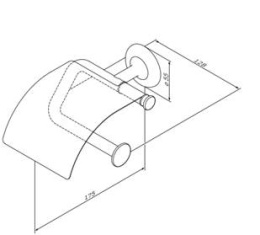 Фото Держатель туалетной бумаги Am.Pm Like (A80341500) хром