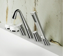 Фото Смеситель для ванны Gessi Cono (45037#031) хром