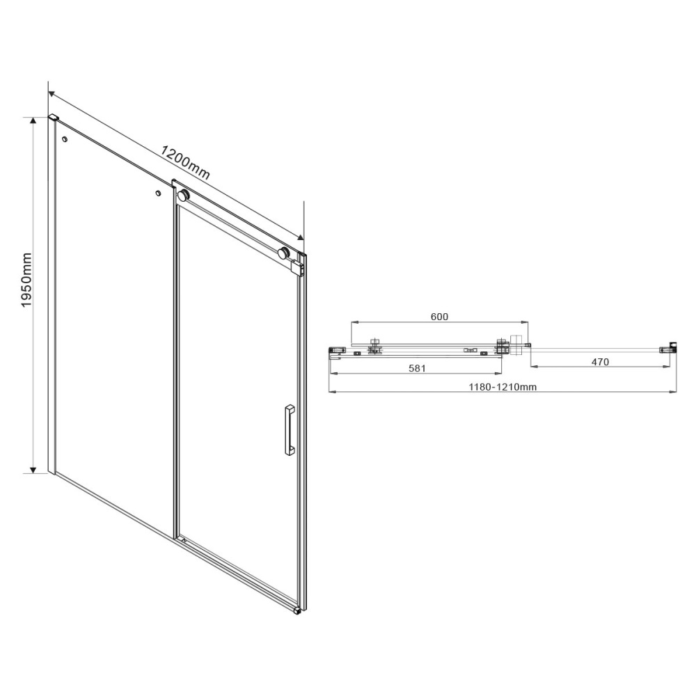 Душевой уголок Vincea Como (VSR-1C9012CL) хром