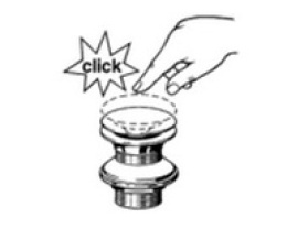 Фото Донный клапан Viega Eleganta (492588) хром