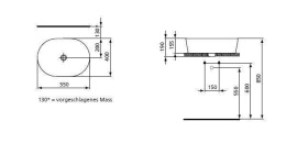 Фото Ideal Standard Tonic K074501 Раковина на 55 см