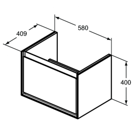 Фото Тумба для раковины 65 см Ideal Standard CONNECT AIR E0847KN
