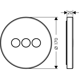 Переключатель потоков Axor ShowerSelect 36727000, хром