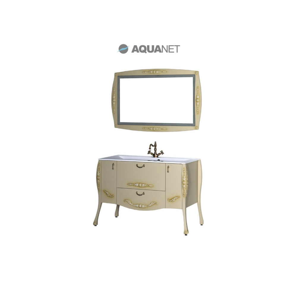 Мебель для ванной Aquanet Виктория 120 олива