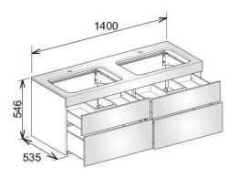 Тумба Keuco Edition 400 31575XX0100