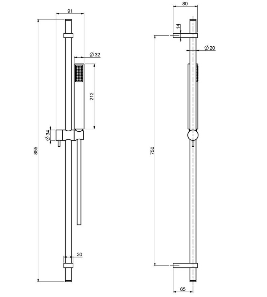 Душевой гарнитур Fima Carlo Frattini (F2150CR) хром