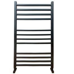 Фото Полотенцесушитель водяной Ника Modern ЛМ 5 черный матовый RAL9005 Люкс  ЛМ 5 60/50 черный мат. с вен