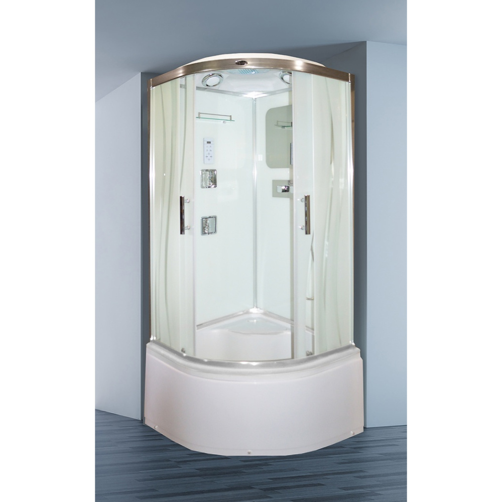 Душевая кабина 90xx220 Niagara (NG-1708-01) С гидромассажем, , Поддон высокий