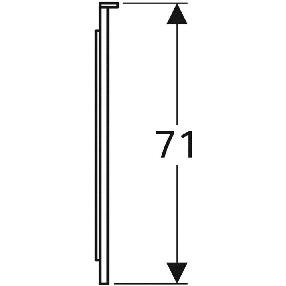 Фото Geberit Xeno2 500.204.00.1 Зеркало, с подсветкой