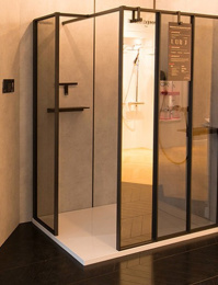 Душевое ограждение Jacob Delafon Nouvelle Vague 500, стекло прозрачное