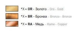 Cielo Windsor CPV13B Сиденье для унитаза (белый/золото)