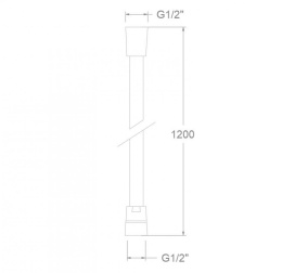 Фото Шланг для гигиенического душа RamonSoler WC 1121CNM