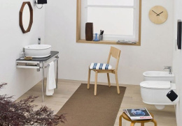 Раковина накладная 45 см ArtCeram Azuley (AZL001 03 00) черный