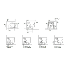 Унитаз пристаной Kerasan Nolita 531859