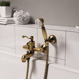 Фото Смеситель для ванны Paini Duomo 88F3105KM бронза