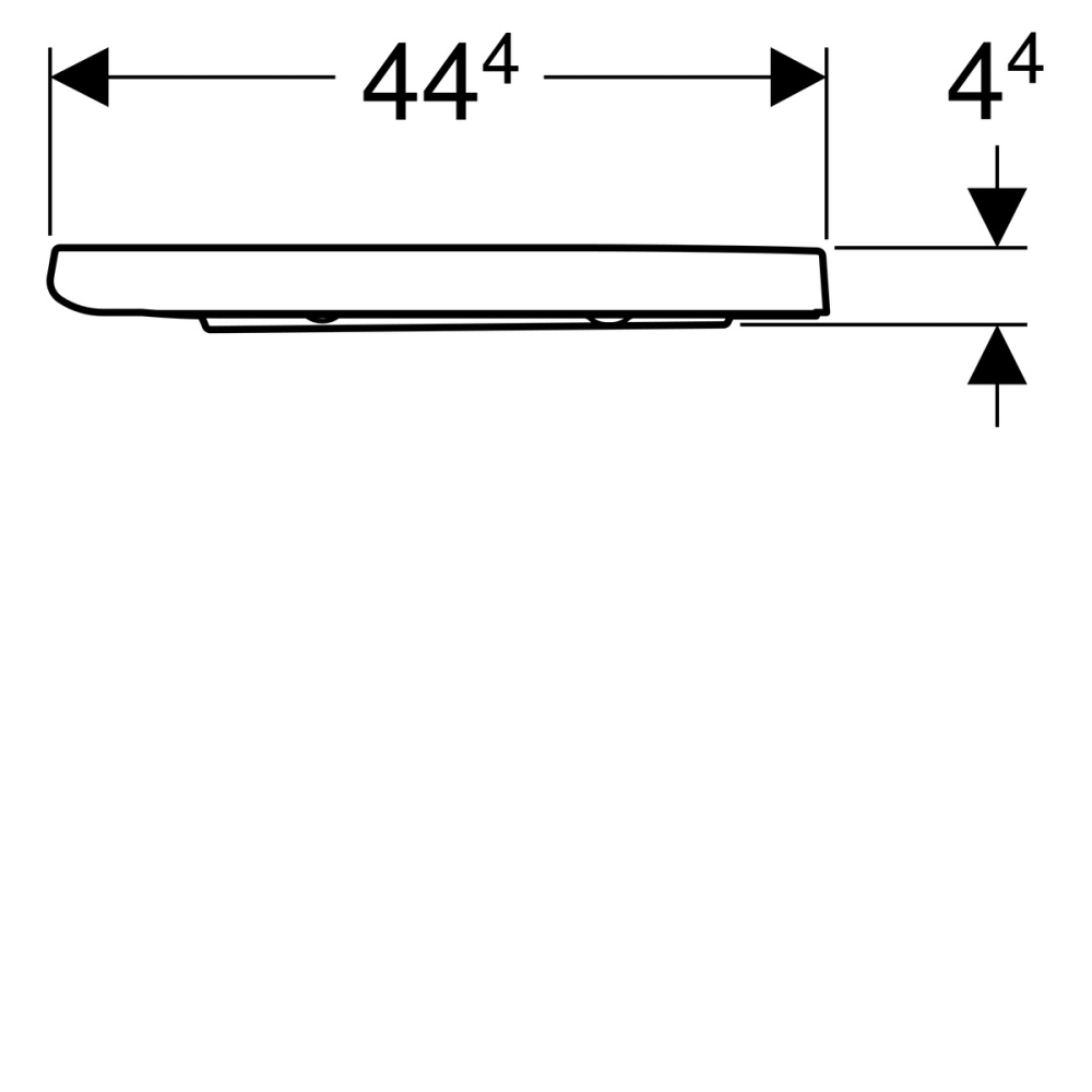 Geberit Renova Plan 500.692.01.1 Сиденье с крышкой, для унитаза
