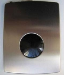 Фото Клавиша смыва Sanit (16.071.00..0000) нержавеющая сталь