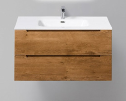 Фото Тумба под раковину Belbagno Etna ETNA-900-2C-SO-RN-P 90 см, подвесная, цвет натуральный дуб