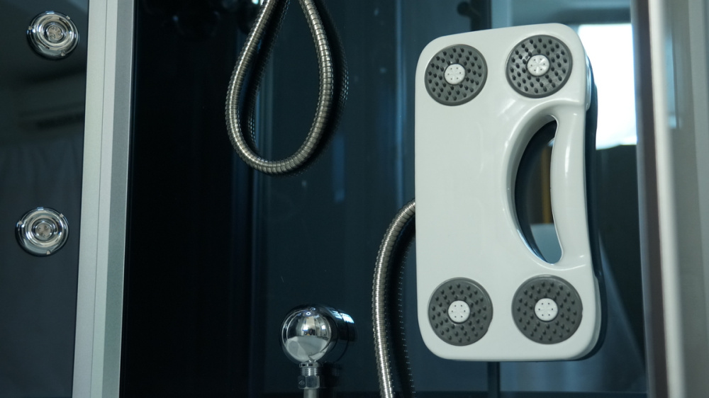 Фото Душевая кабина 110x85x220 Timo (T-1110 L) С гидромассажем, акрил, Поддон глубокий