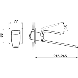 Смеситель для раковины Cisal Kawa KA00551041, белый