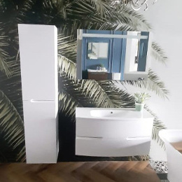 Фото Шкаф-пенал Jacob Delafon Nona EB1893LRU-G1C левый глянцевый белый