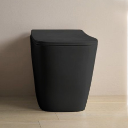 Фото Унитаз напольный ArtCeram A16 (ASV004 17 00) черный матовый