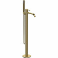 Смеситель для ванны Vincea Desire VTF-1DBG напольный, золото брашированное