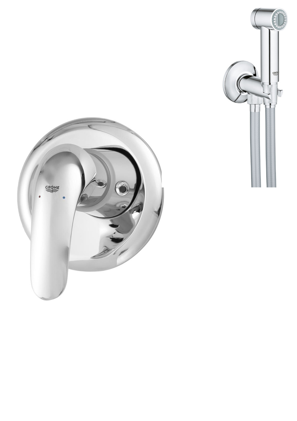Встроенный гигиенический душ Grohe 32742263 Euroeco