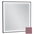 Зеркало Jacob Delafon Allure EB1433-S37, 60 х 60 см, с подсветкой, лакированная рама нежно-розовый с