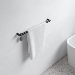 Полотенцедержатель Keuco Collection Reva 12801370600, черный, матовый