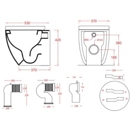 Унитаз безободковый ArtCeram File 2.0 (FLV005 43 00)